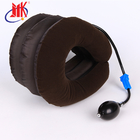 Medical Cervical Support Brace Inflatable Brown Customized Size Long - Term Usage